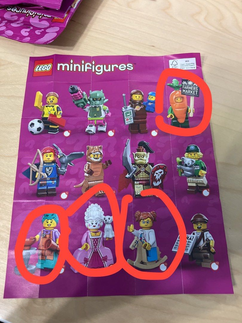 Lego minifigures series 24, Hobbies & Toys, Toys & Games on Carousell