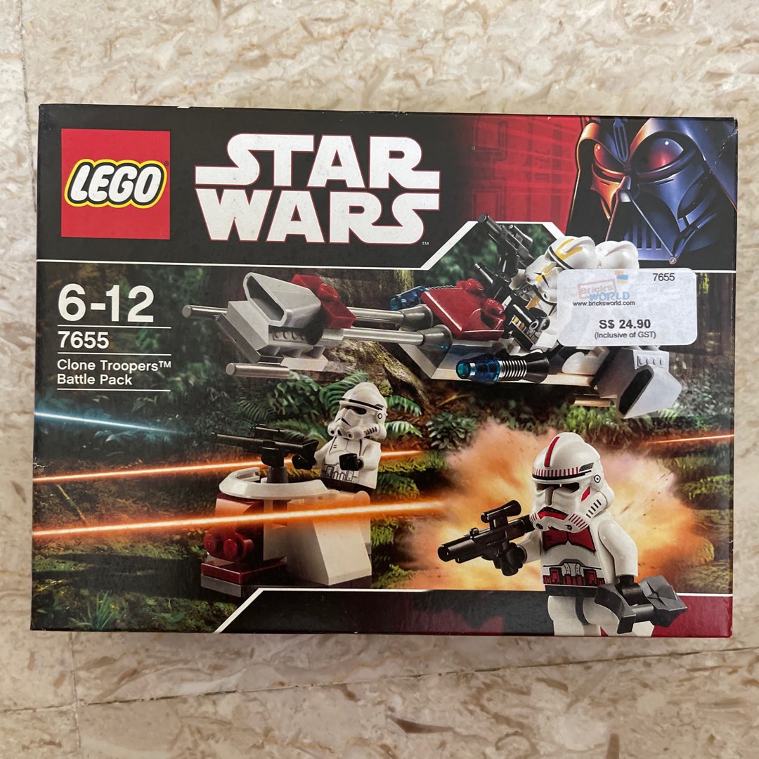 Lego star wars clone trooper battle pack 7655 sale