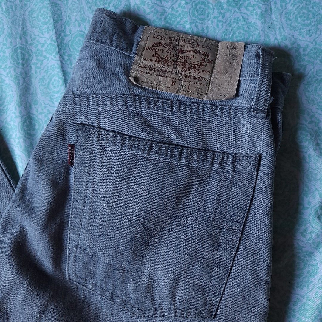 LEVIS 501 GREY COLOR, Men's Fashion, Bottoms, Jeans on Carousell