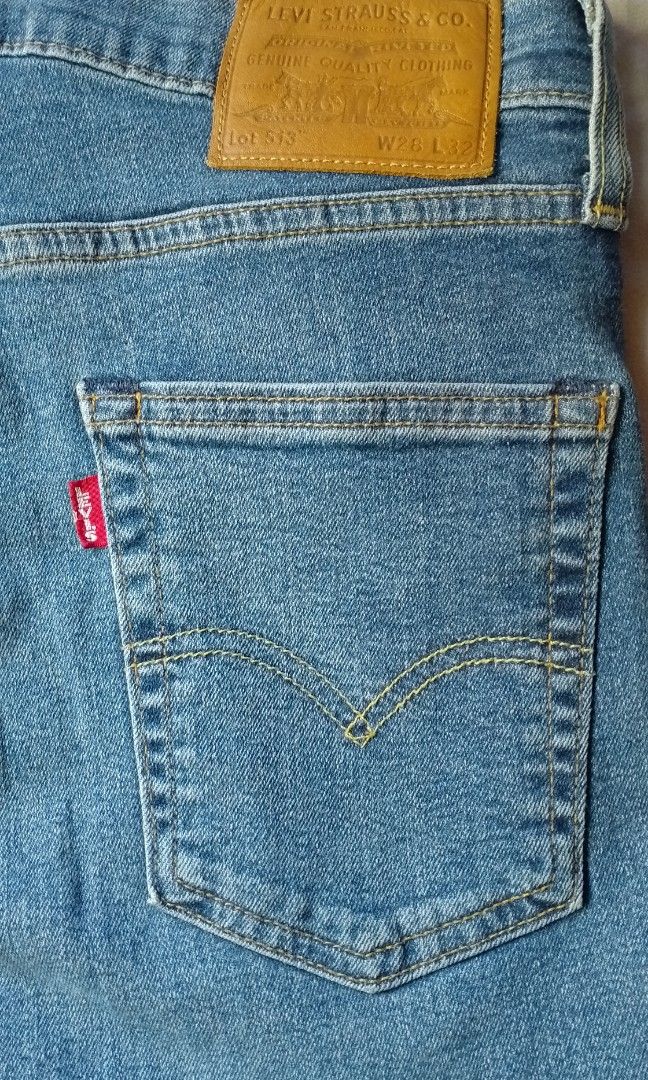 Levi's leather patch, Men's Fashion, Bottoms, Jeans on Carousell