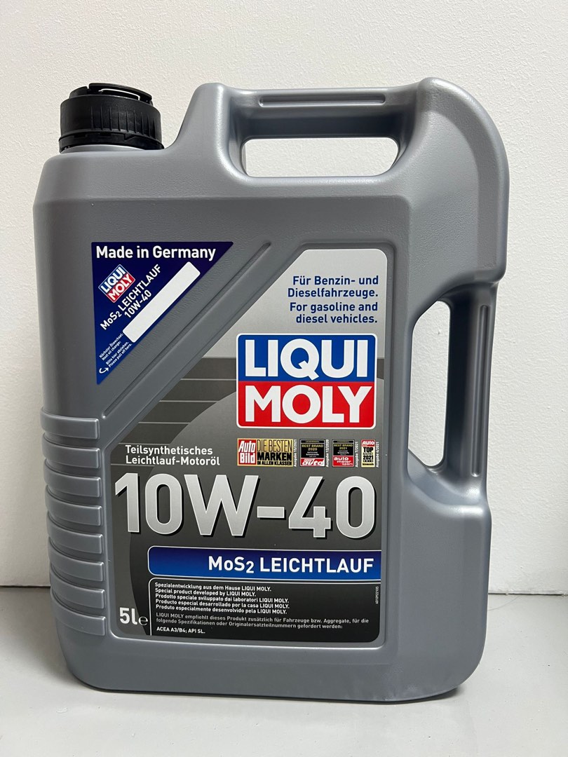 Liqui Moly MoS2 Leichtlauf 10w40 5L, Car Accessories, Accessories on ...