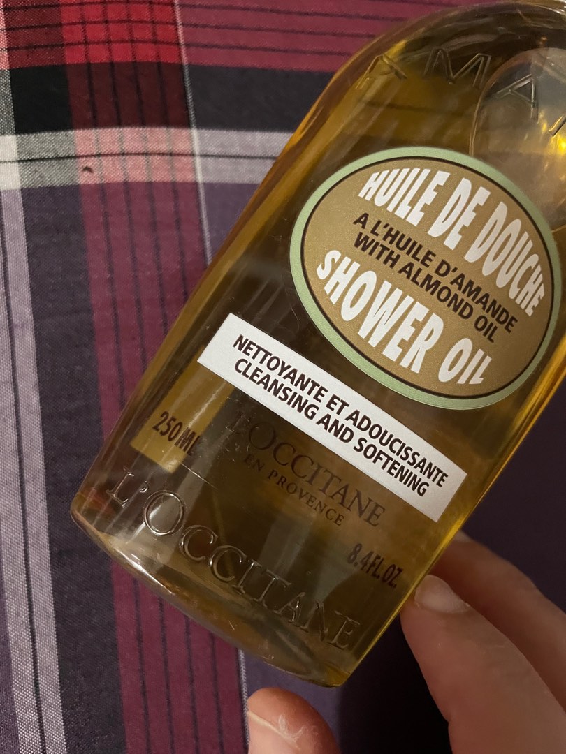 Loccitane almond shower oil, Beauty & Personal Care, Bath & Body, Body