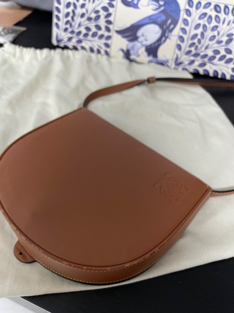 Loewe heel hotsell mini bag amber