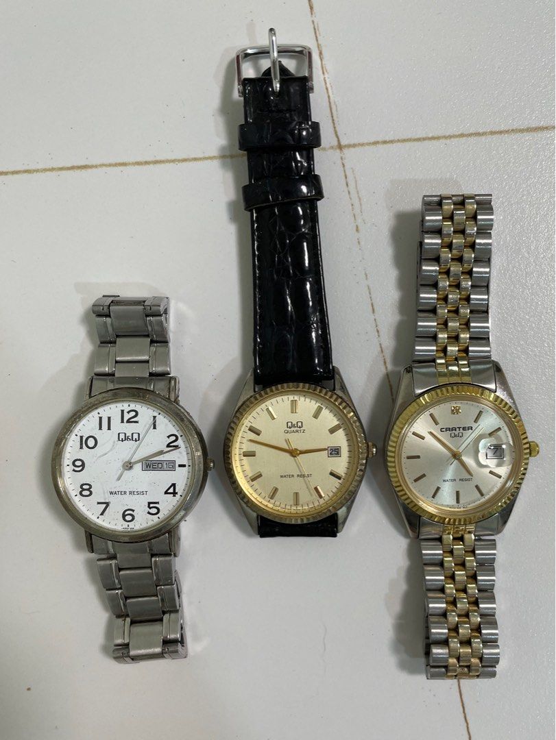LOT 3 Vintage Q Q Watches