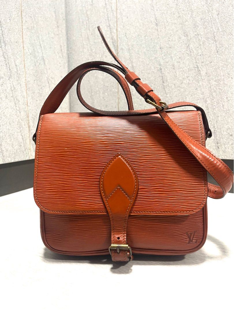 Louis Vuitton Vintage Kenyan Fawn Cartouchiere MM Epi Leather Crossbody Bag, Best Price and Reviews