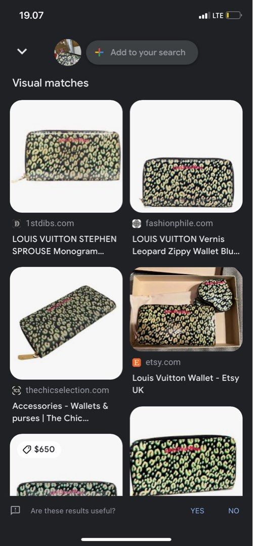Louis Vuitton Black Stephen Sprouse Leopard Monogram Vernis Zippy