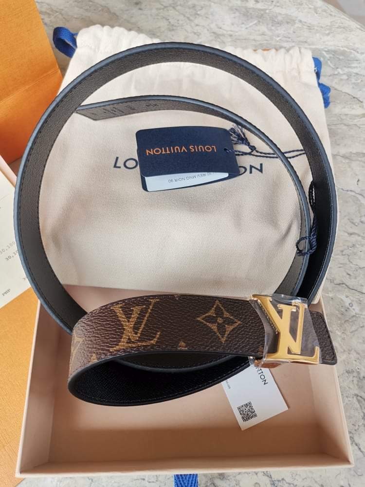 Louis Vuitton, Accessories, Louis Vuitton 3 Reversible Mng Noir 90