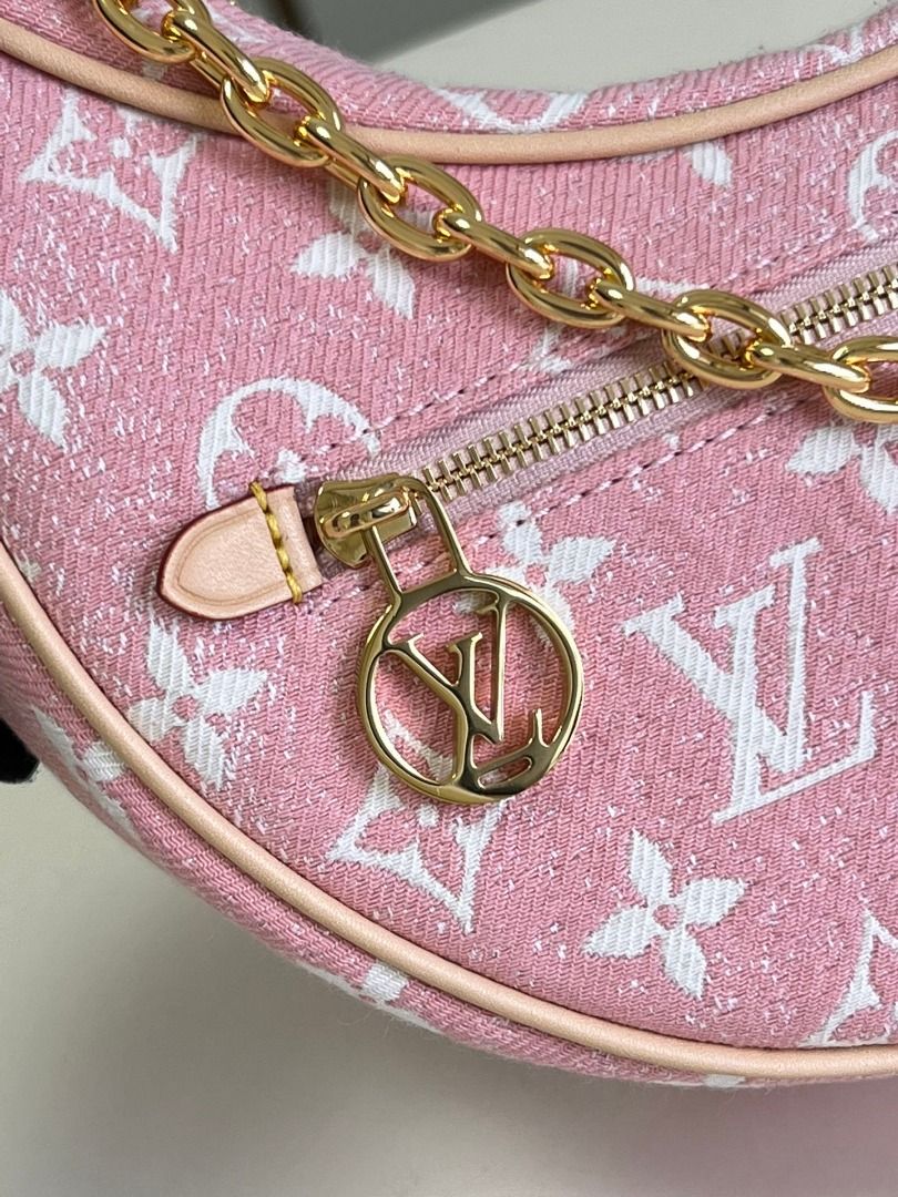 Louis Vuitton LOOP Monogram Gold Chain Half Moon Crossbody