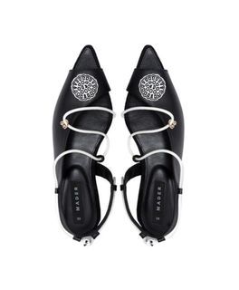 Mader JM Open Toe Mules