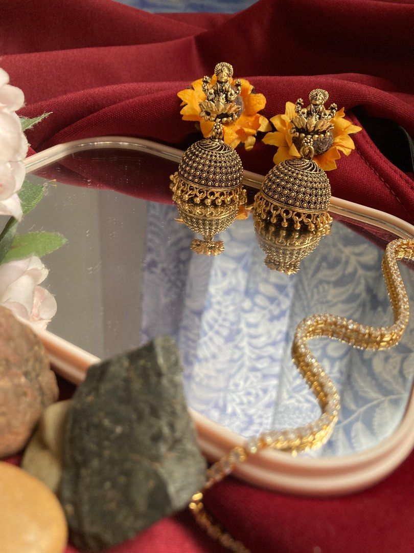 Mahalakshmi earrings clearance