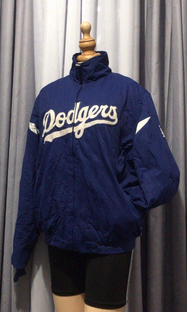 Majestic Los Angeles Dodgers Triple Peak Premier Therma Base Jacket in Blue  for Men