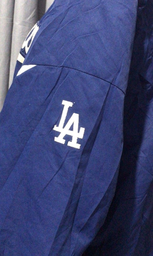 Majestic Los Angeles Dodgers Triple Peak Premier Therma Base Jacket in Blue  for Men