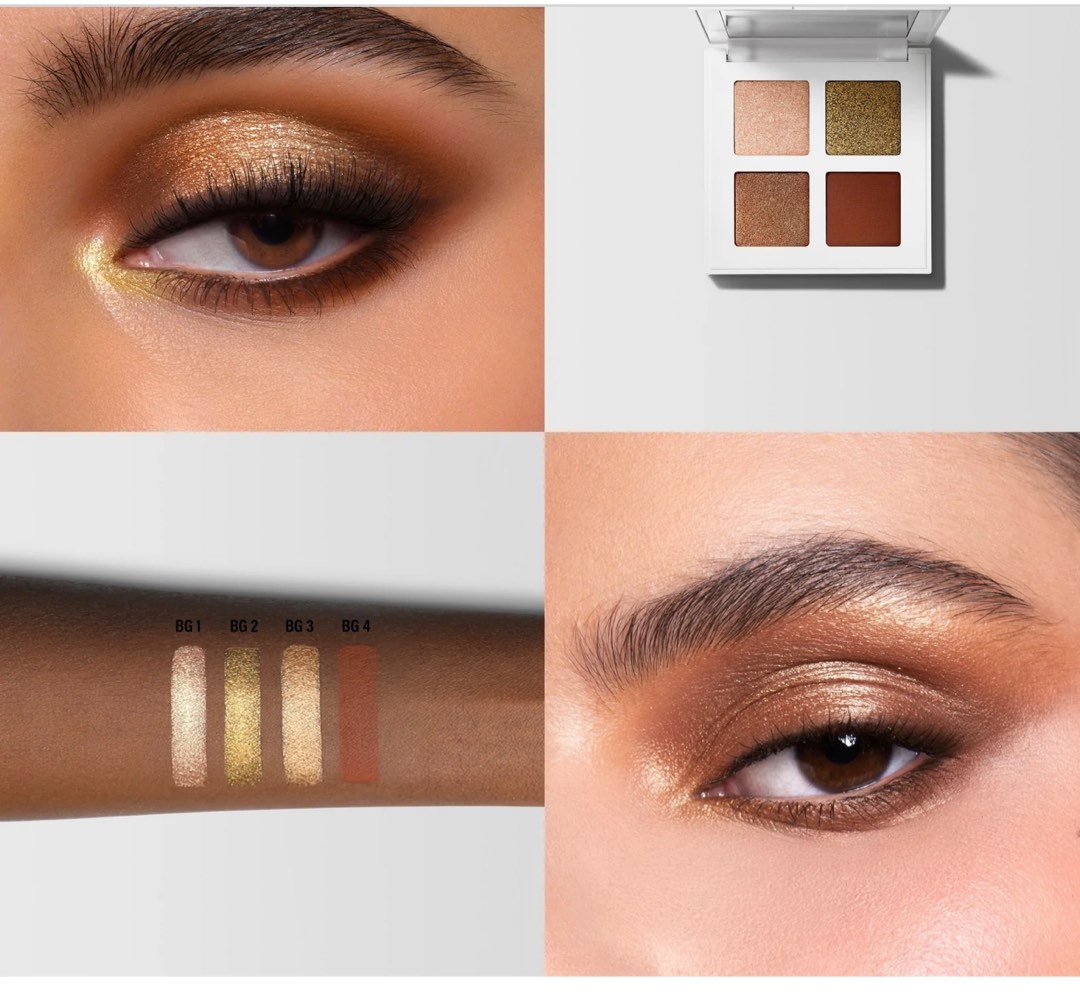 MAKEUP BY MARIO GLAM QUADS EYESHADOW PALETTE, Beauty & Personal Care