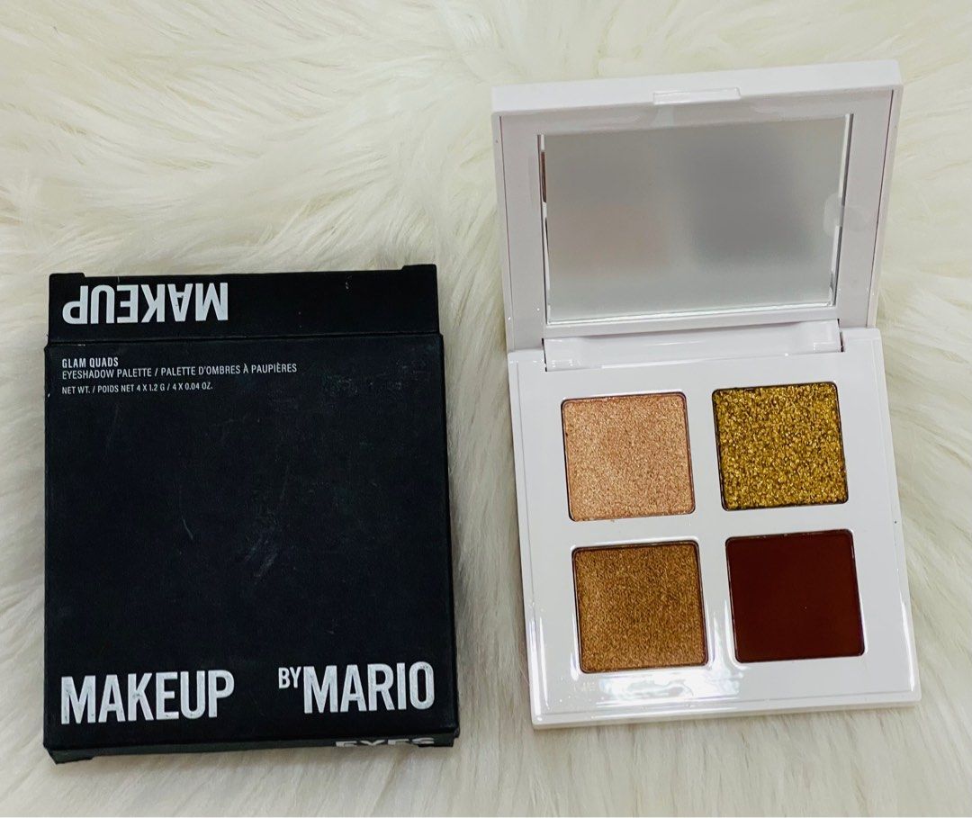 MAKEUP BY MARIO GLAM QUADS EYESHADOW PALETTE, Beauty & Personal Care