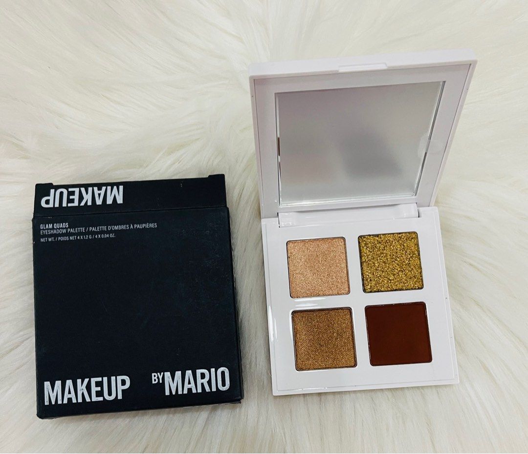 MAKEUP BY MARIO GLAM QUADS EYESHADOW PALETTE, Beauty & Personal Care