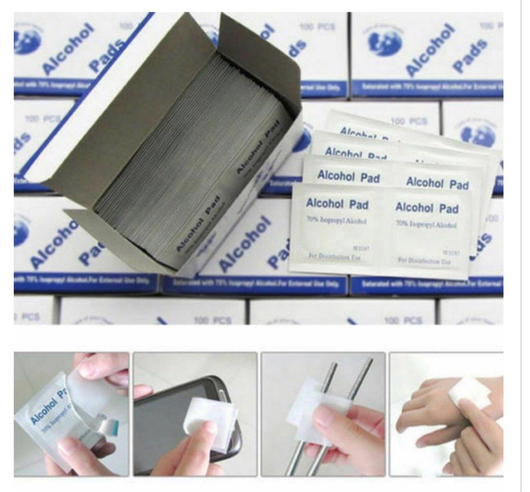 Mediflex FlexiWipe Sterile skin swab 70 isopropyl alcohol 100 pieces