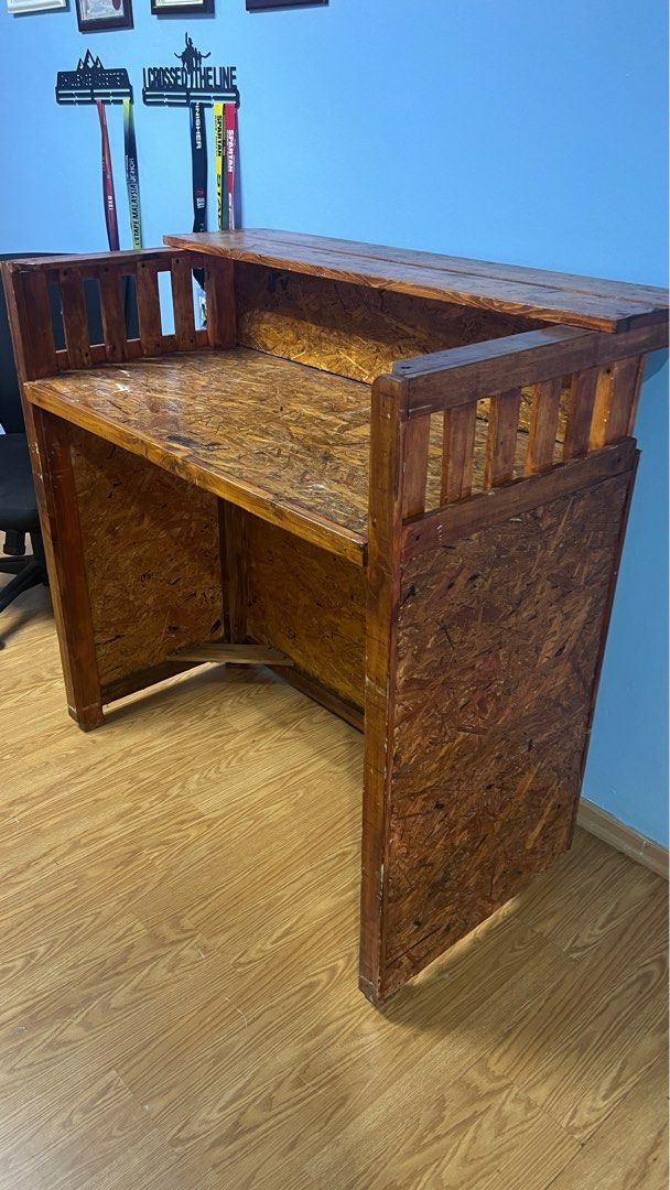 Meja Kaunter Kayu, Furniture & Home Living, Furniture, Tables & Sets on