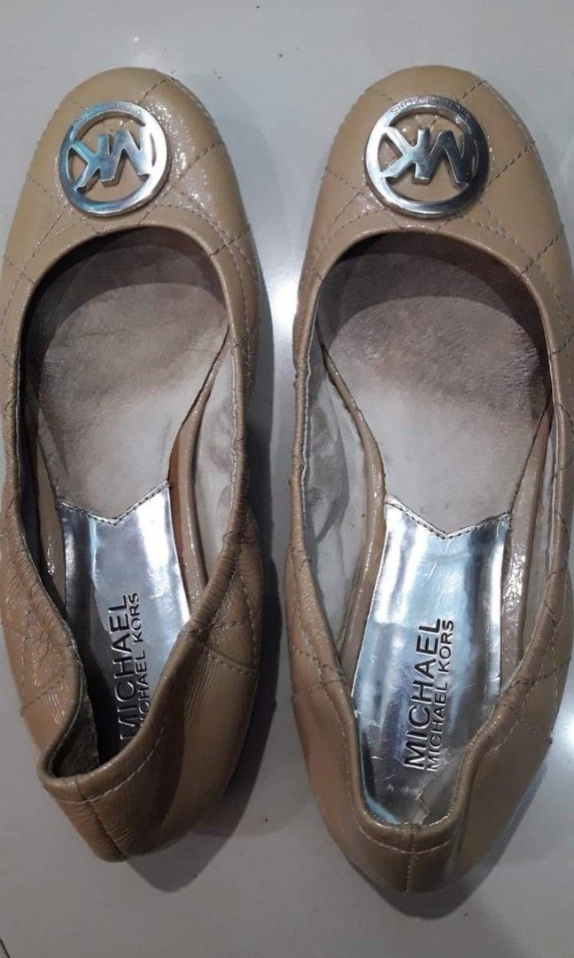 Michael Kors Fulton Quilted Ballerina Shoes preloved