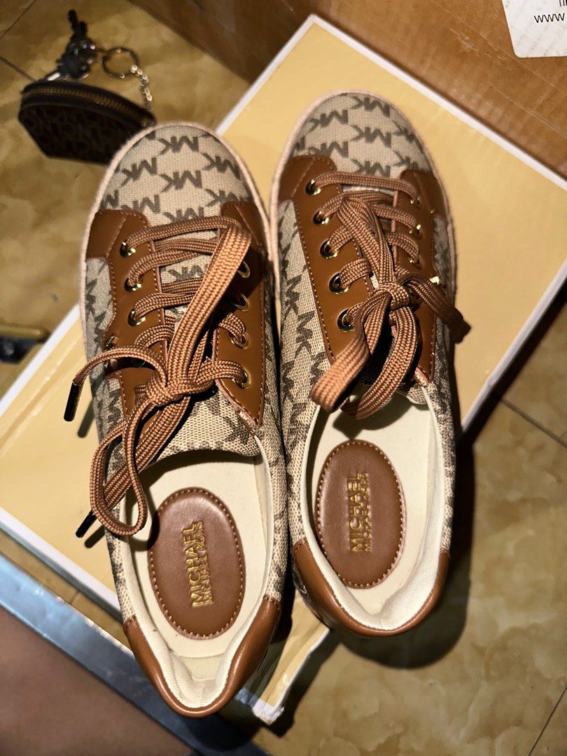 Mk canvas shoes store