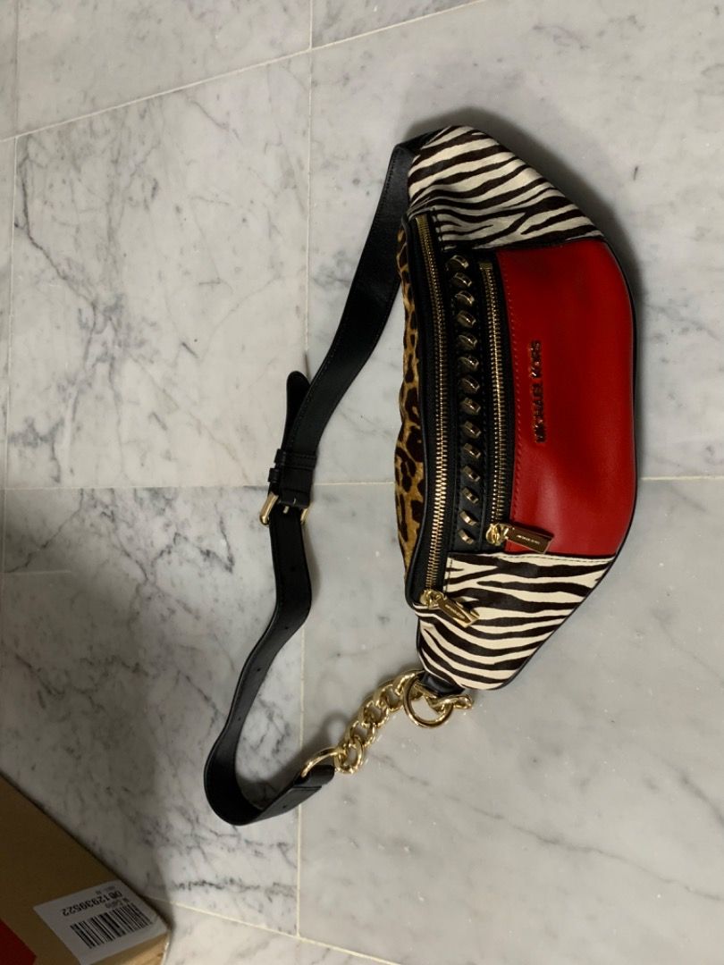 Michael michael kors mott leather belt bag on sale