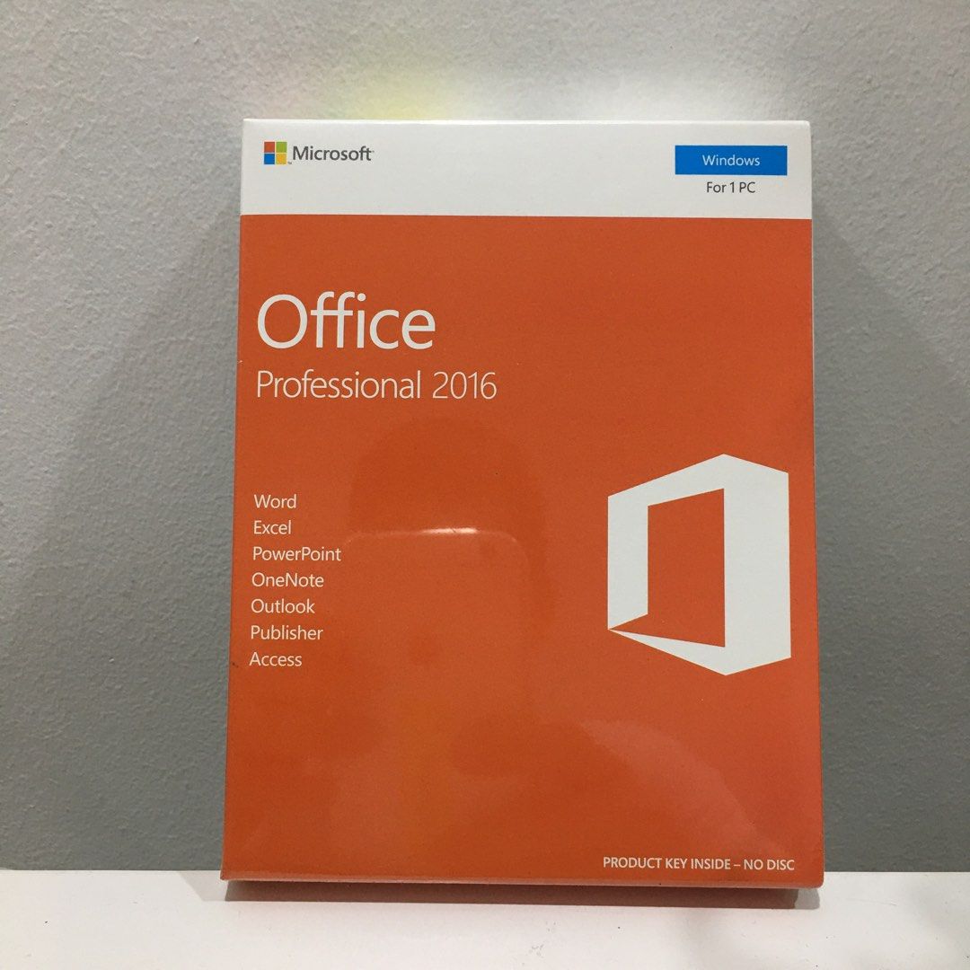Microsoft Office 2016 Professional, Computers & Tech, Parts
