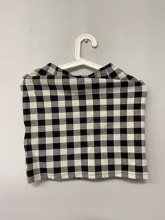 Miss selfridge checkered skirt