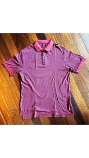 MLT37 red/black striped polos shirt