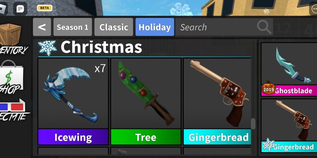 Chroma Gingerblade Murder Mystery 2 Roblox, Video Gaming, Gaming  Accessories, In-Game Products on Carousell