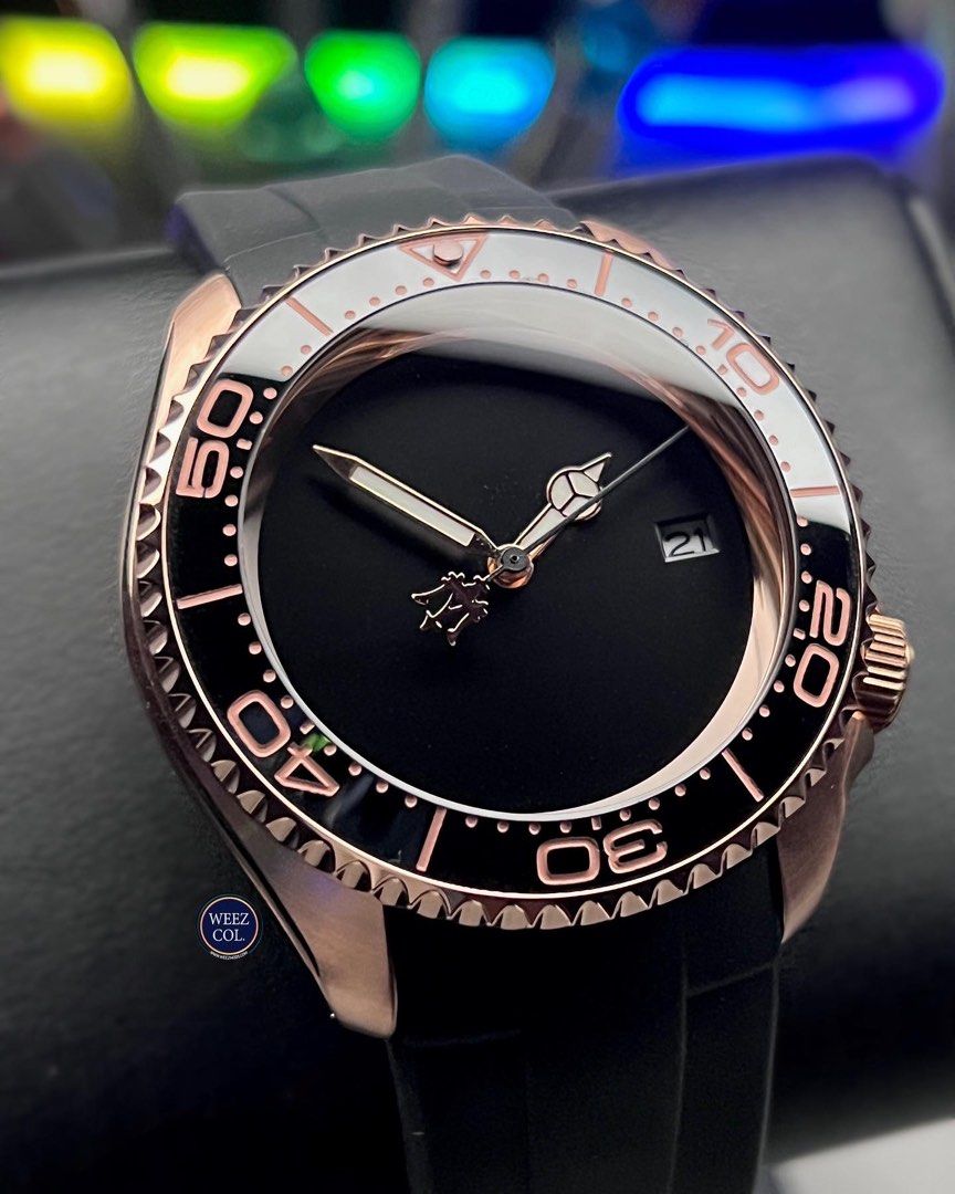 MOD] Seiko SKX Rose Gold Blackout with NH35 Movement, Men's Fashion,  Watches & Accessories, Watches on Carousell