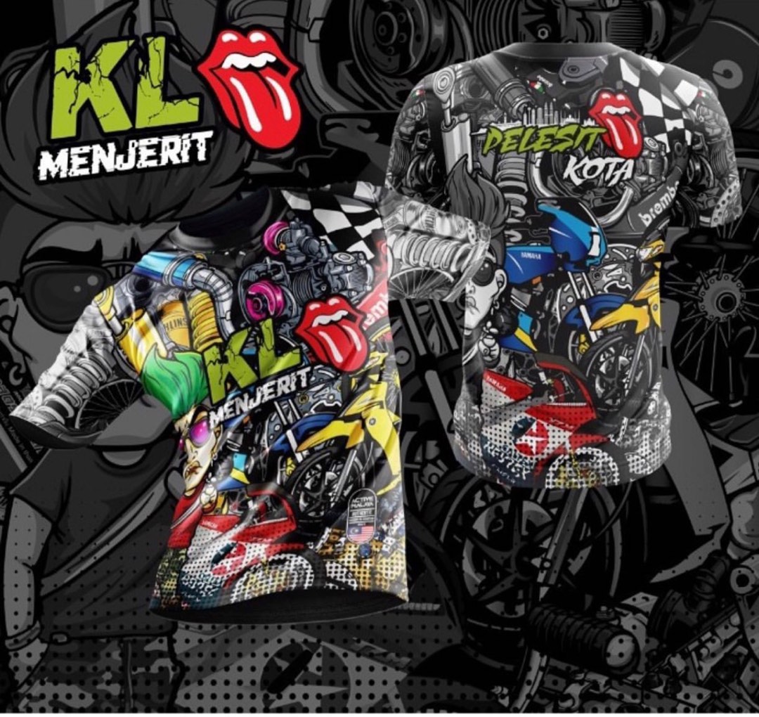 Motor Jersey, Men's Fashion, Tops & Sets, Tshirts & Polo Shirts on Carousell