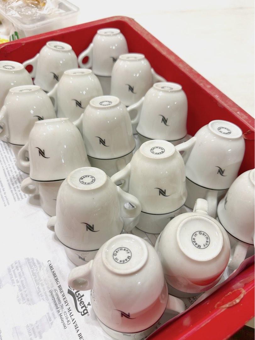 Nespresso Ceramic Cups, Furniture & Home Living, Kitchenware