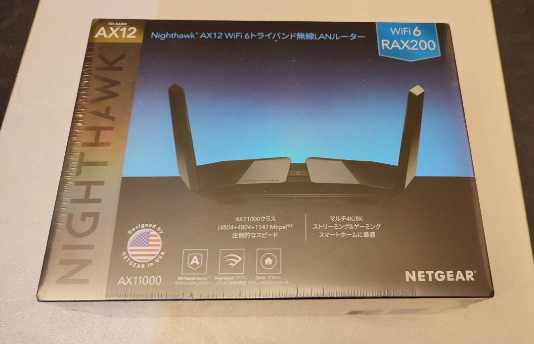 Netgear RAX200 AX12 Nighthawk Router AX11000 WiFi 6 Tri-Band, 電腦&科技, 電腦 ...