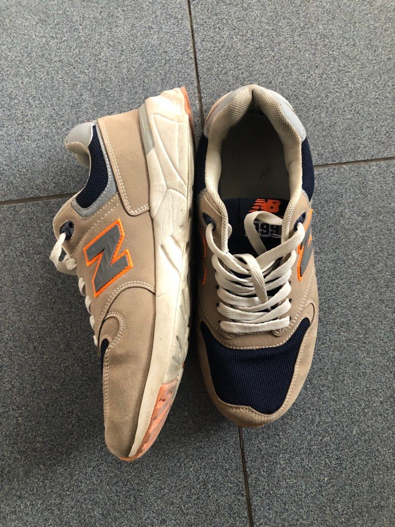 New balance 999 classic hot sale orange