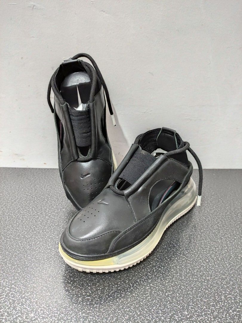 NIKE AIRMAX FF 720 BLACK 2019 (Category: Sneakers) located in Taguig. Submitted by billsanity (Listing ID 1212539268, Image 1). Description: ⚠️ READ THE DESCRIPTION AND CHECK ALL PICS BEFORE INQUIRING ⚠️ ⚠️GRAB IT BEFORE IT'S GONE⚠️ ⚠️MINE MO NA BAKA MAUNAHAN KA PA MAGSISI KA PA ⚠️ NIKE AIRMAX FF 720 BLACK 2019 101% authentic Money back guaranteed if professionally proven fake Size 6 wmns 23 cm Used but in presentable condition No major flaws jus