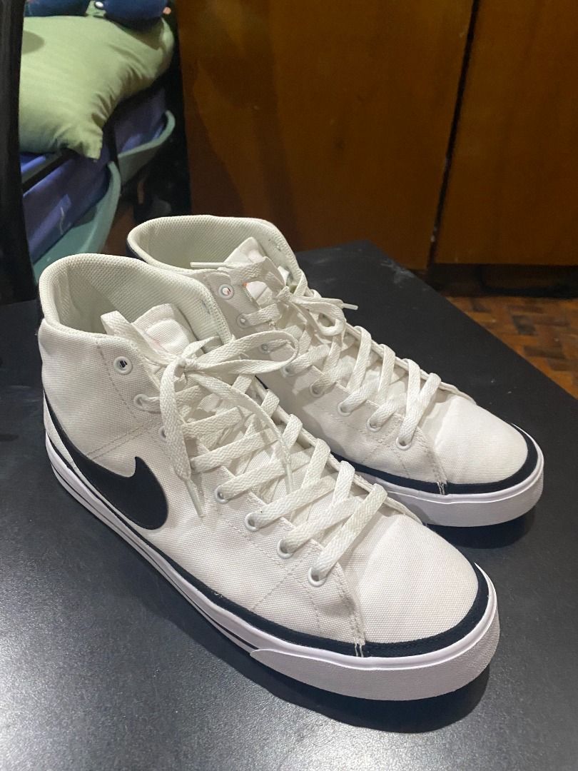 Nike Court Legacy High White Men #39 s Fashion Footwear Sneakers on