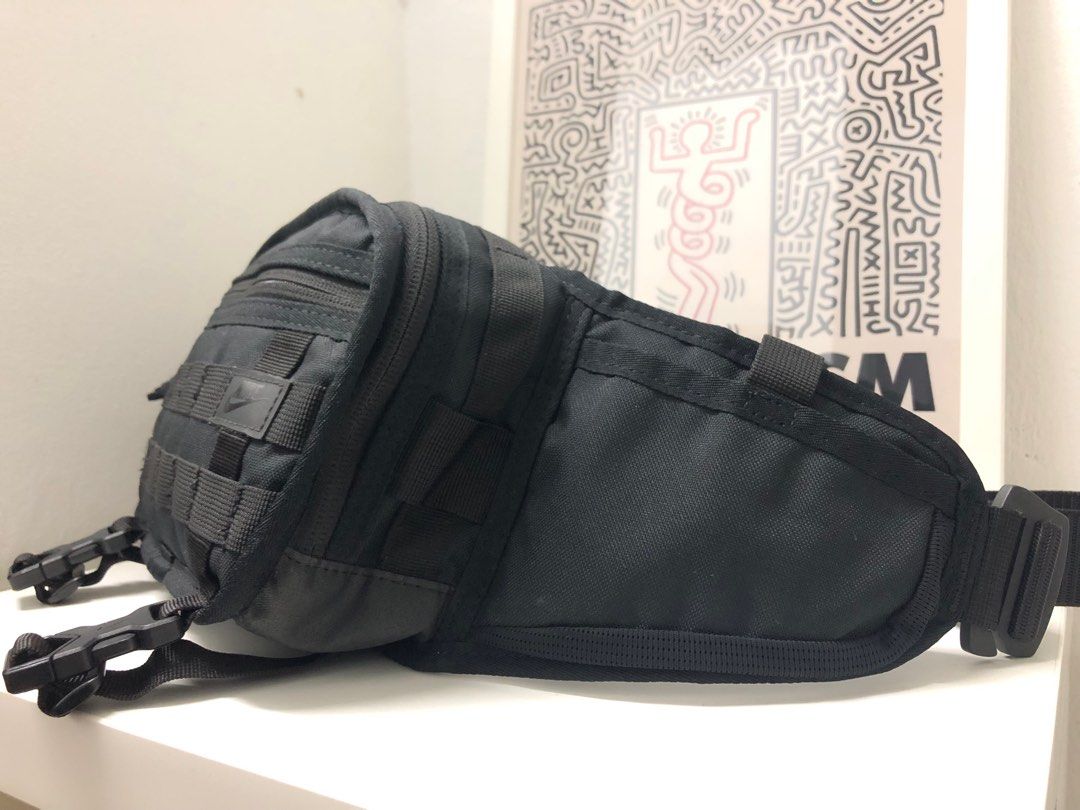 Nike RPM Utility Black Waist Pack Sling Bag with Custom Made Quick ...