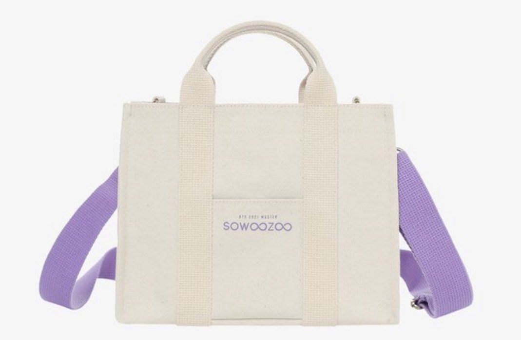 [Official] BTS SOWOOZOO Mini Bag (Ivory), Women's Fashion, Bags