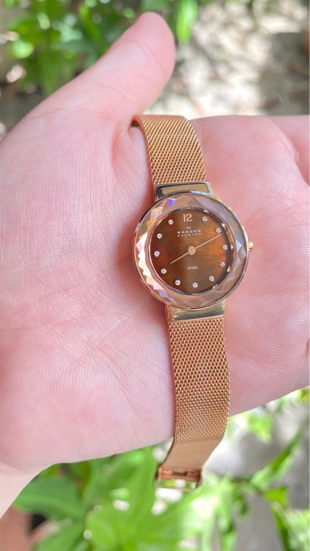 Skagen leonora deals rose gold