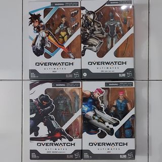 Overwatch figures 4 pieces