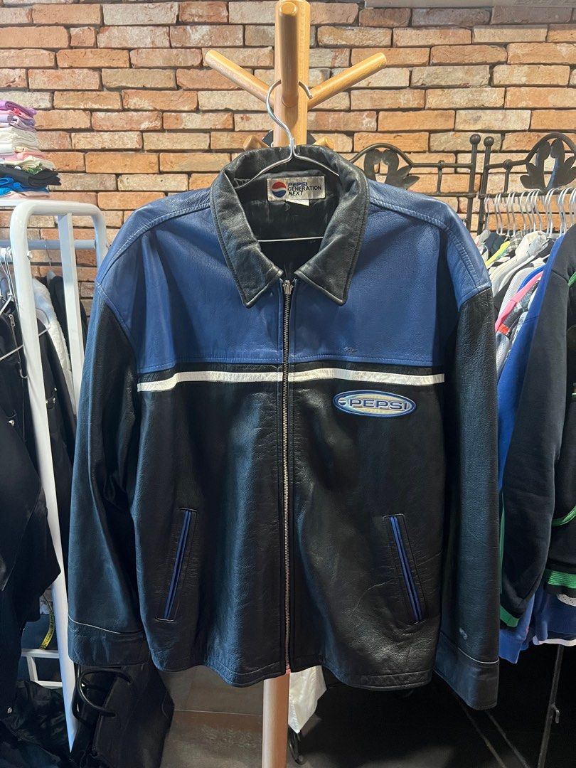 Pepsi leather jacket vintage