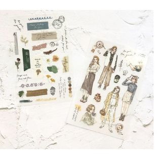 Pion-隨筆。轉印貼紙（二手）