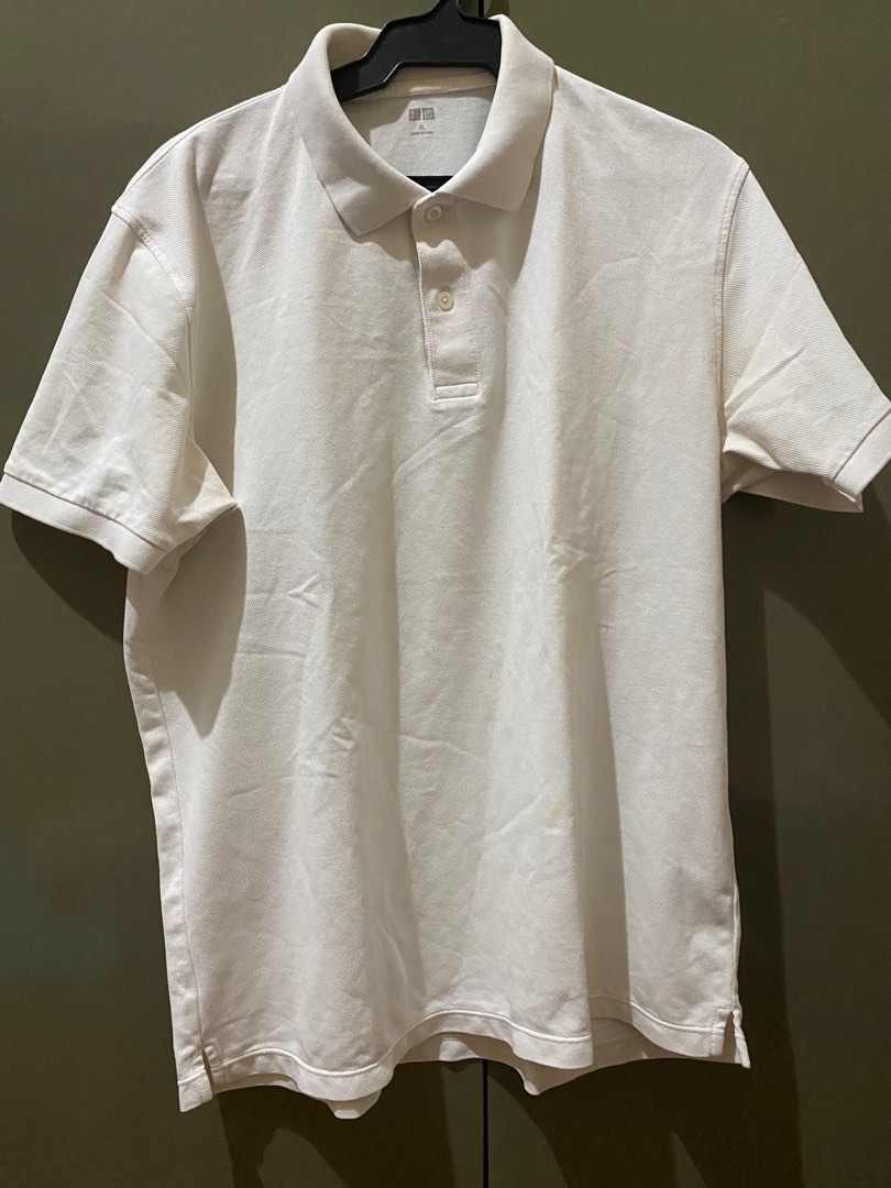 Plain White Uniqlo Polo Shirt, Men's Fashion, Tops & Sets, Tshirts ...