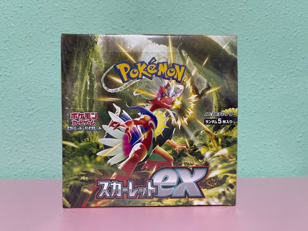 pokemon japanese scarlet ex booster box Pokemon Card Game Shiny Treasure ex Box Scarlet & Violet High Class Pa main image 1