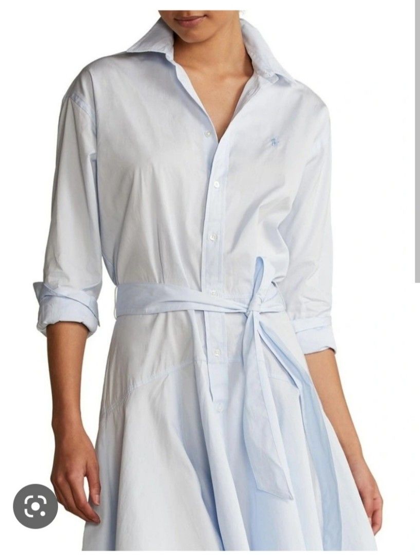 Polo ralph lauren hot sale cotton broadcloth shirtdress