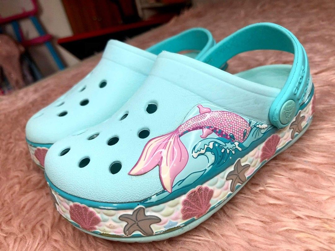 Mermaid crocs size 1 outlet