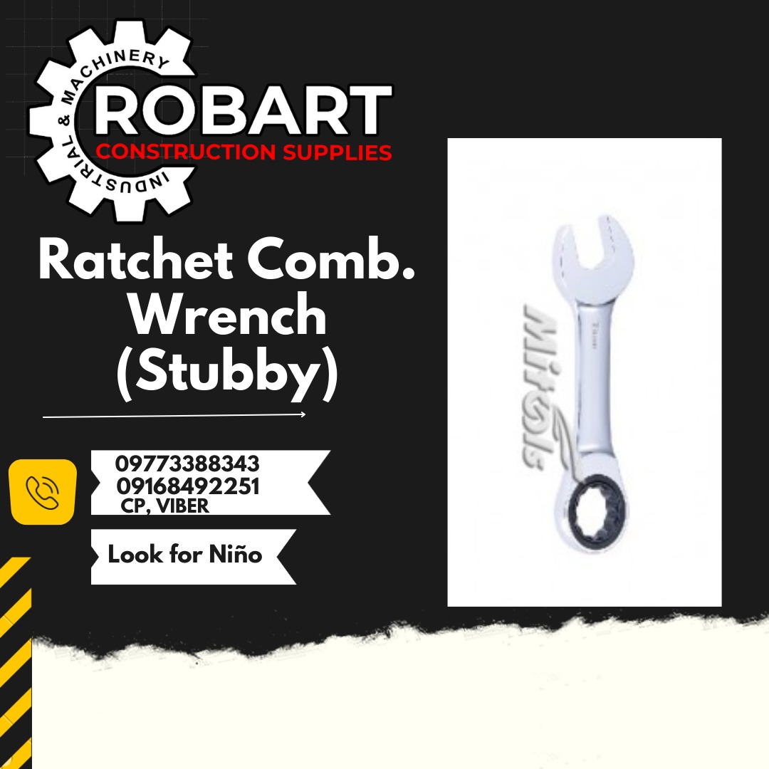 Ratchet Comb. Wrench (Stubby), Commercial & Industrial, Construction ...
