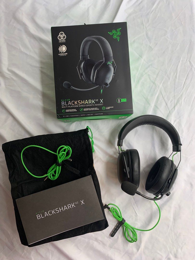 RAZER Blackshark V2 X, Audio, Headphones & Headsets on Carousell
