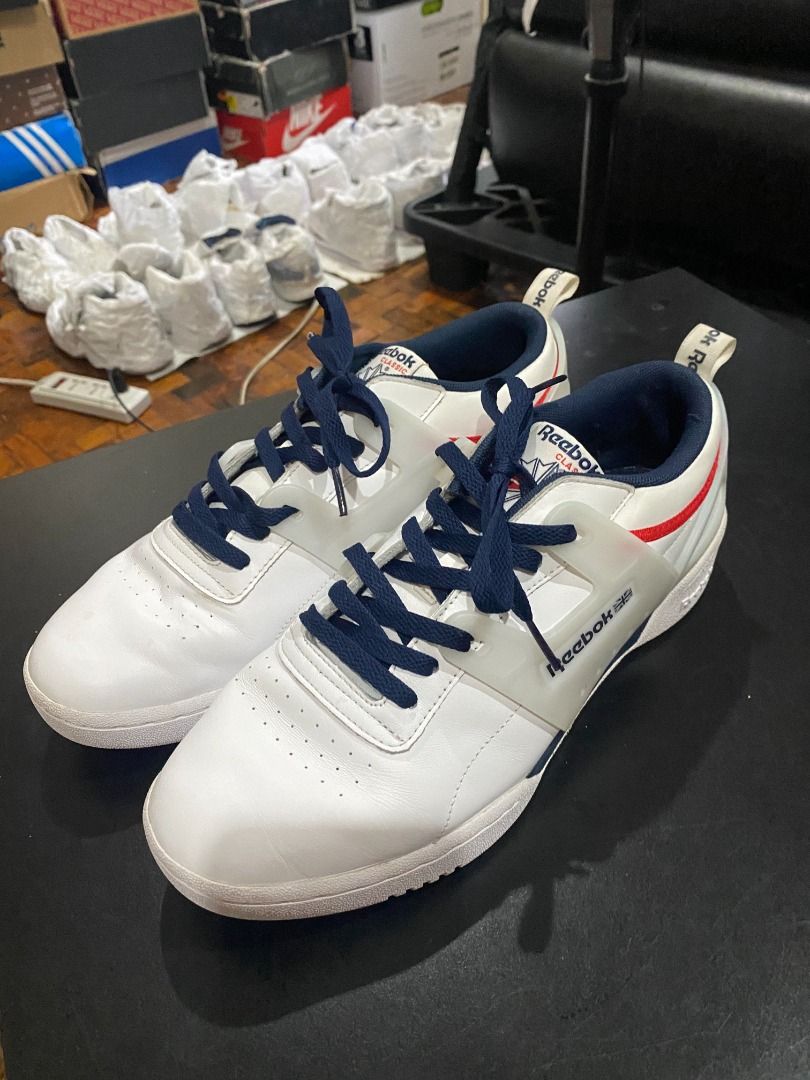 Reebok Workout LS White, Men's Fashion, Footwear, Sneakers on Carousell