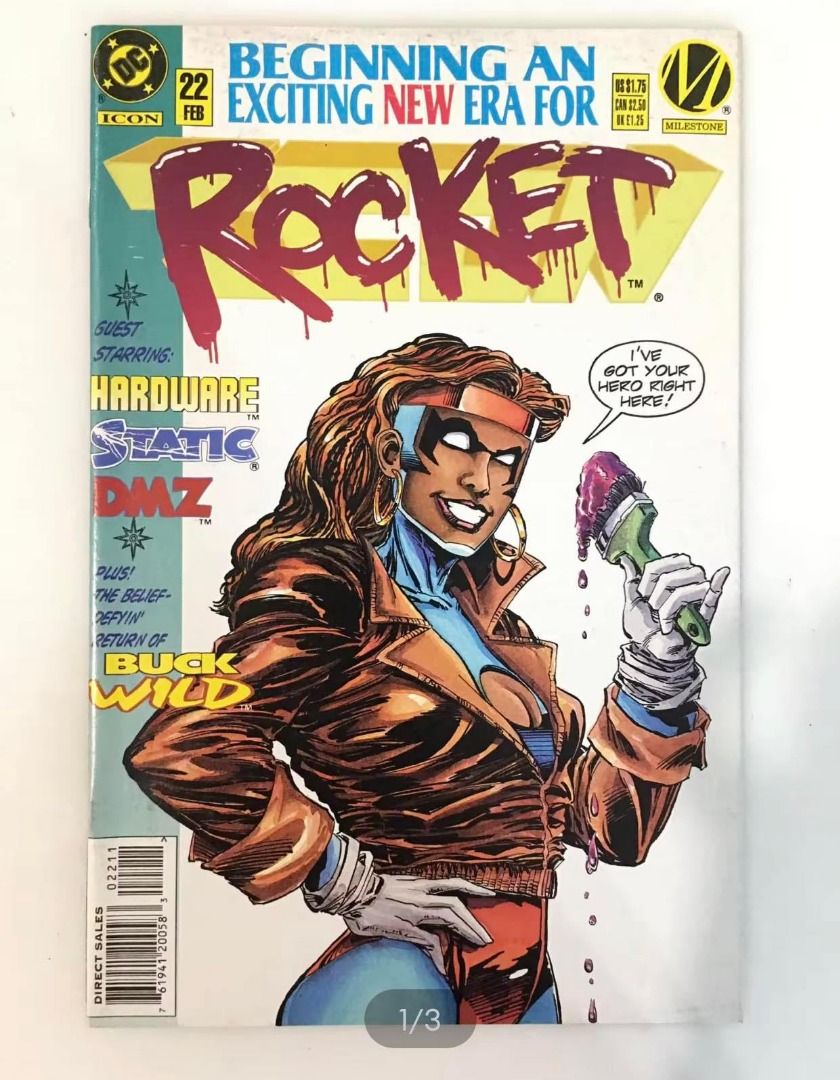 Rocket 22 Printed by DC Comic Book Original Comic Cartoons Super Heroes  Collection Collectibles Reading Kid Booked Book For Sale, Hobbies & Toys,  Books & Magazines, Comics & Manga on Carousell