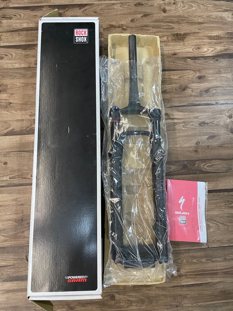 RockShox SID WC Brain 100mx51 O S satin Blk gloss Blk 110mmx15mm